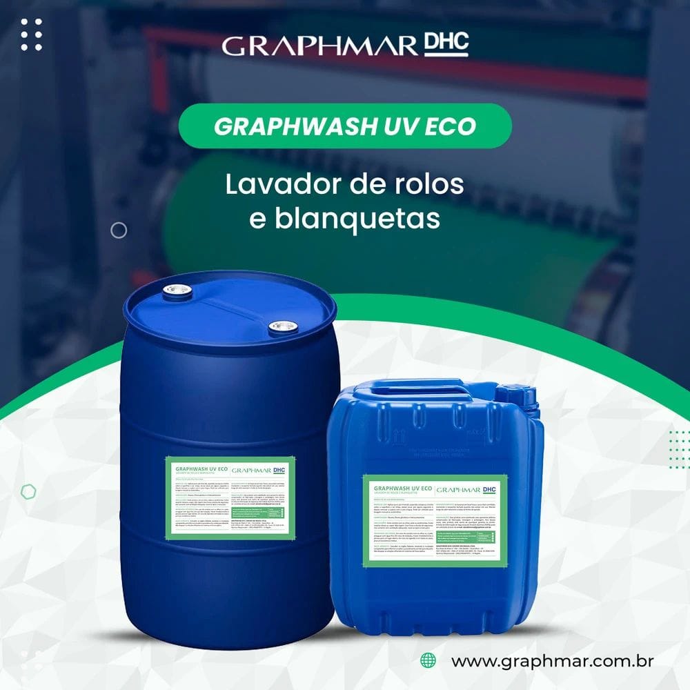 Lavador de Rolos e Blanquetas - GRAPHWASH UV ECO