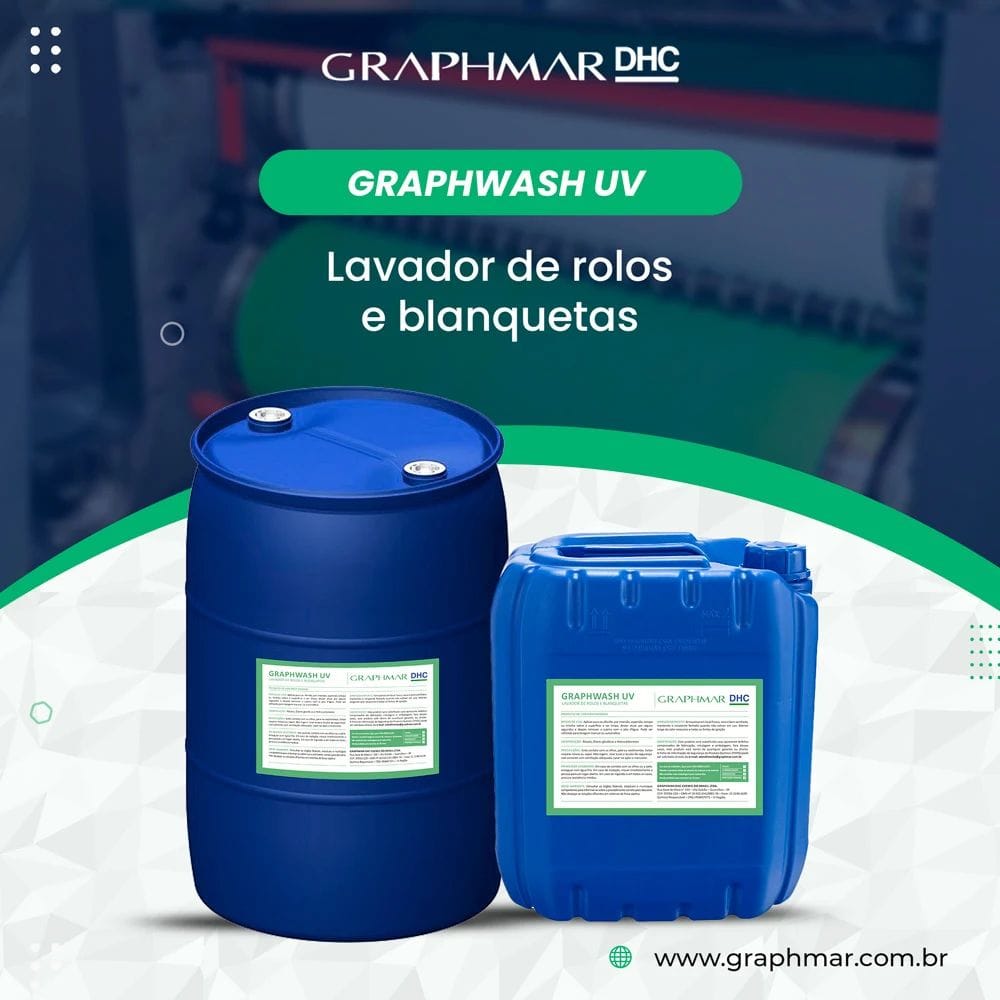 Lavador de Rolos e Blanquetas - GRAPHWASH UV